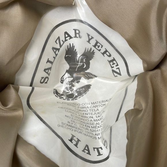 Authentic Vintage Mexican Sombrero by Salazar Yepez - Picture 12 of 16